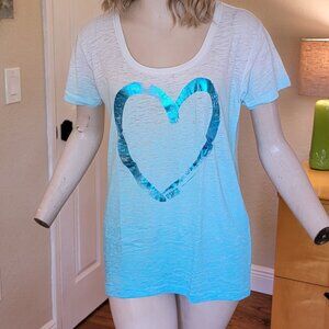 Victoria's Secret Ombre Tee T-Shirt Size M Medium EXC